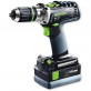 FESTOOL DRC 18/4 Li 5.2-Plus gręžtuvas - suktuvas 2x5.2 Ah